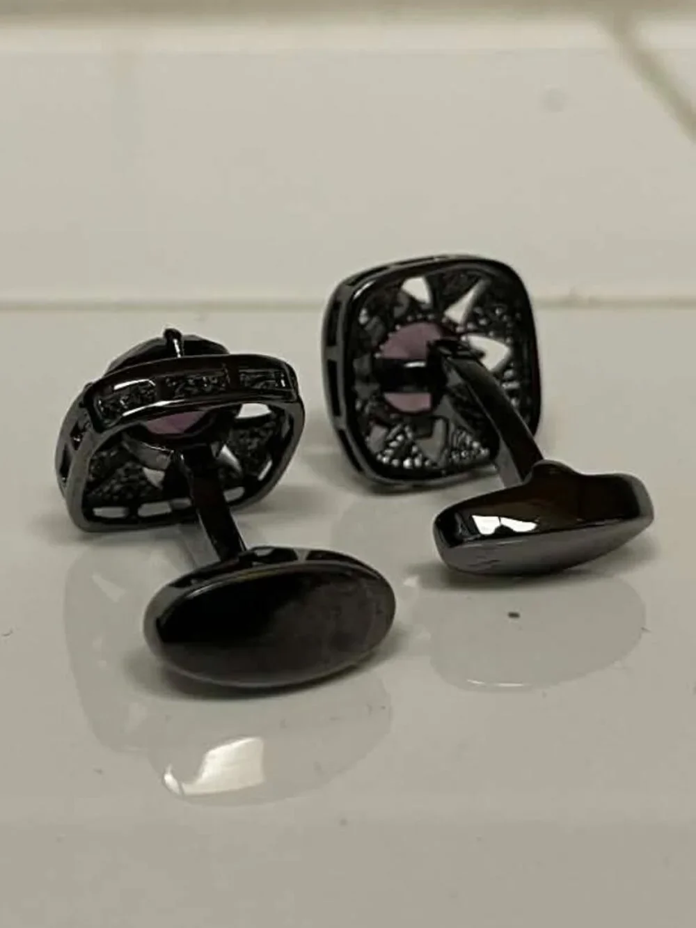 Argento cuff links
